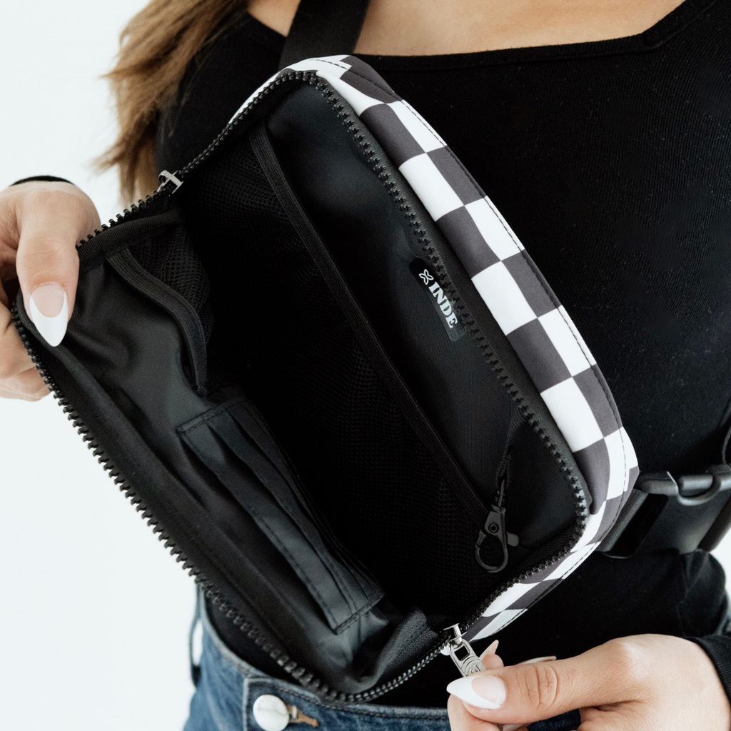 The INDE QuickBag™ & Holster Bundle (B&W Check)