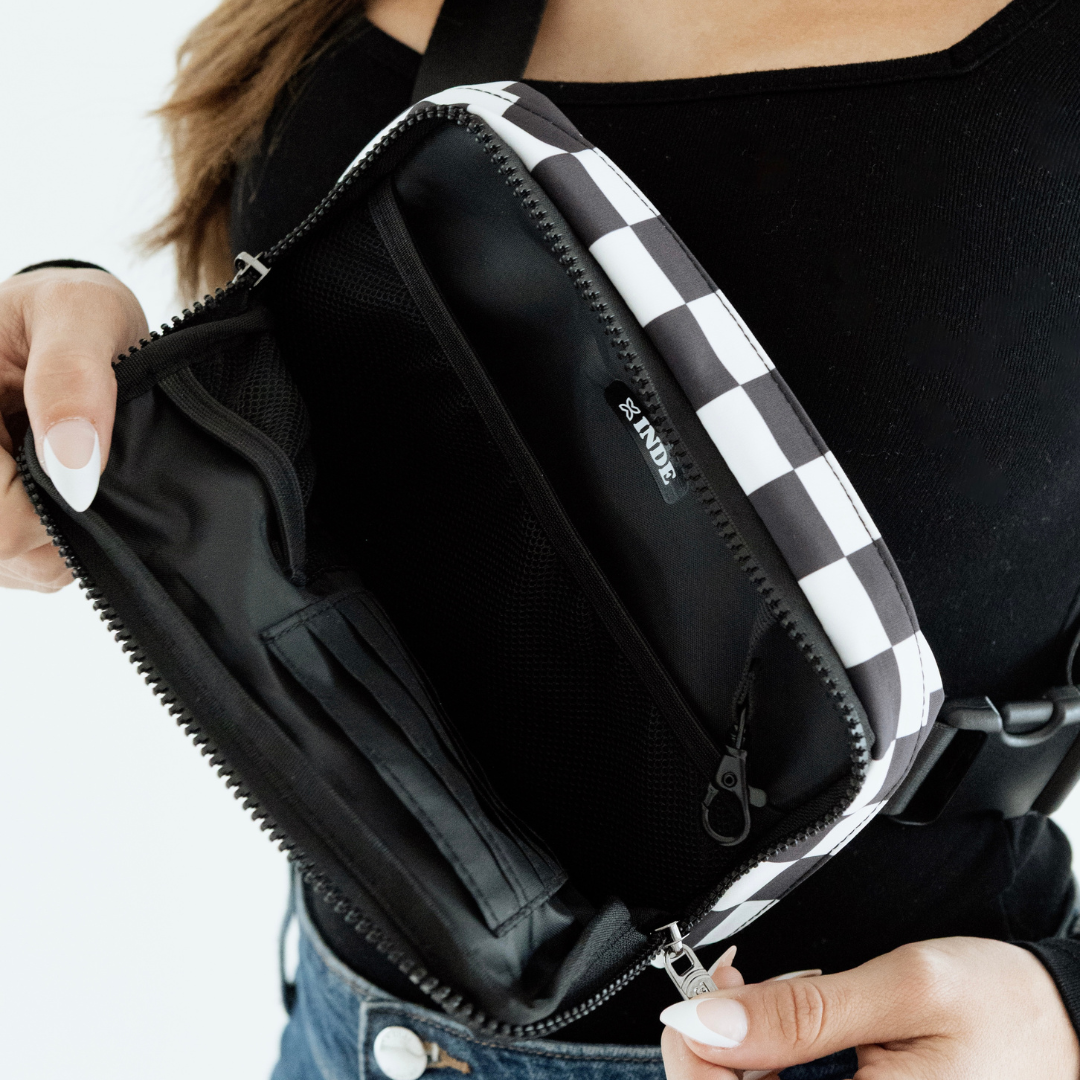 The INDE QuickBag™ & Holster Bundle (B&W Check)