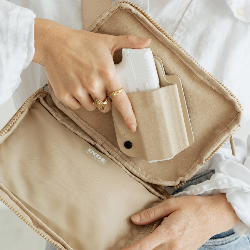 The Original INDE Bag & Holster Bundle (Sand)